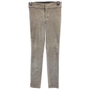 Graham & Spencer Grey Lamb Leather Legging NWT Size 2